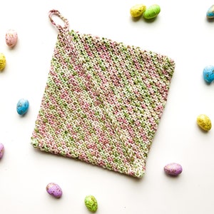 Spring Field Crochet Trivet