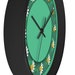 Daisy Flower Clock Green, Plant Wall Clocks, Home Decor Gifts ...