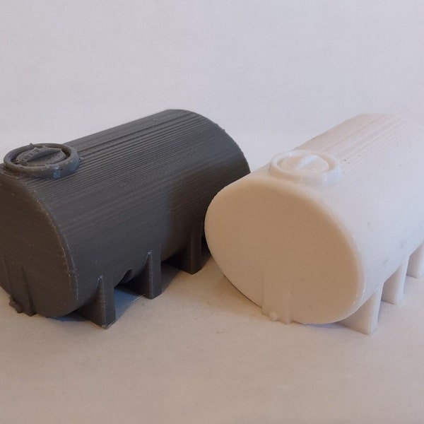 Tank - Horizontal Farm Toys 2500 Gallon 1/64 Scale 3D printed