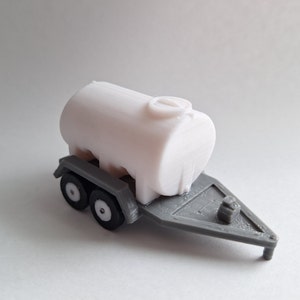 Tank Trailer -  1/64 Scale 3d Printed Farm Toys
