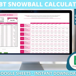 Debt Snowball Spreadsheet | Google Sheets