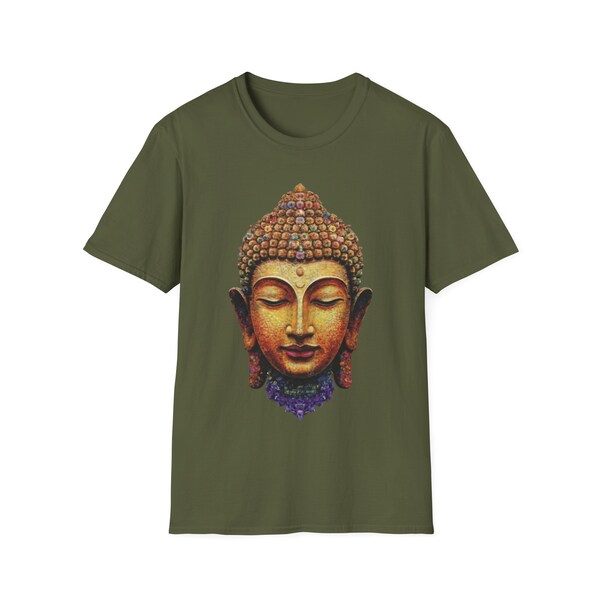 Unisex Buddha T-Shirt, Apparel Art, Streetwear Style Shirt, Trendy Top, Graphic Tee, Fun Fashion by Live Art Love Studio