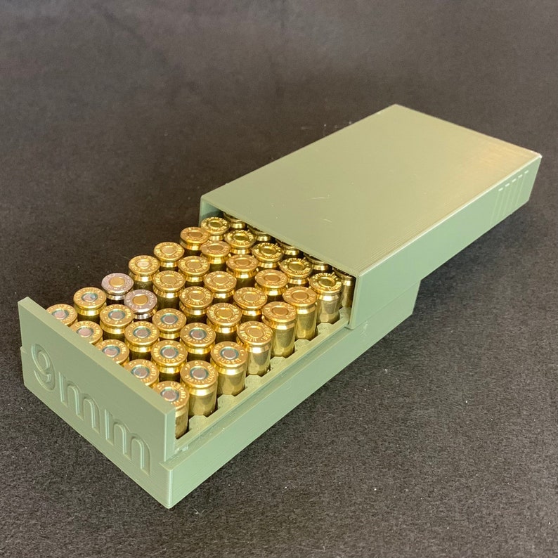 9mm Ammo Storage Box Etsy