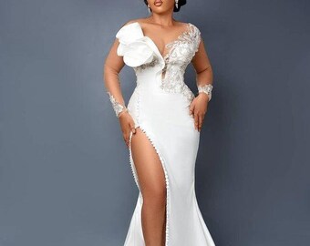 sexy wedding reception dress