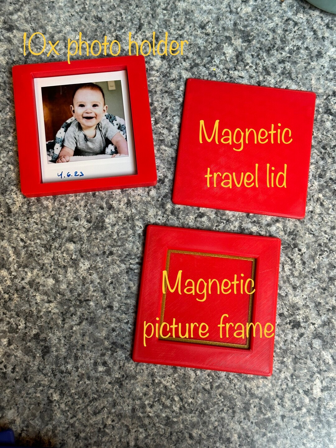 Instax square photo album display frame doubles as travel etsy