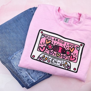 Polaroid Love ~ Vinyl Print Inspired Sweatshirt