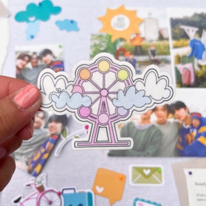 Blue Hour Ferris Wheel ~ Inspired Sticker