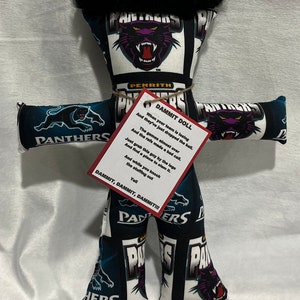 NRL Rugby League Footy Dammit Dolls funny, gag novelty gift. Panthers, Sharks, Eels, Roosters, Broncos. All 17 teams. Great stocking filler.