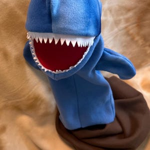Professional handmade Shark hand puppet