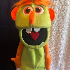 Professional Handmade Stage Performance Colorful Silly hand puppet