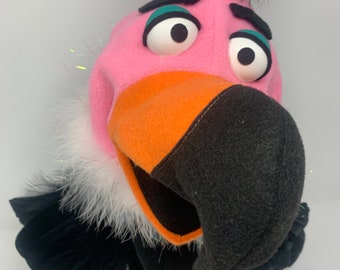 Vulture hand puppet