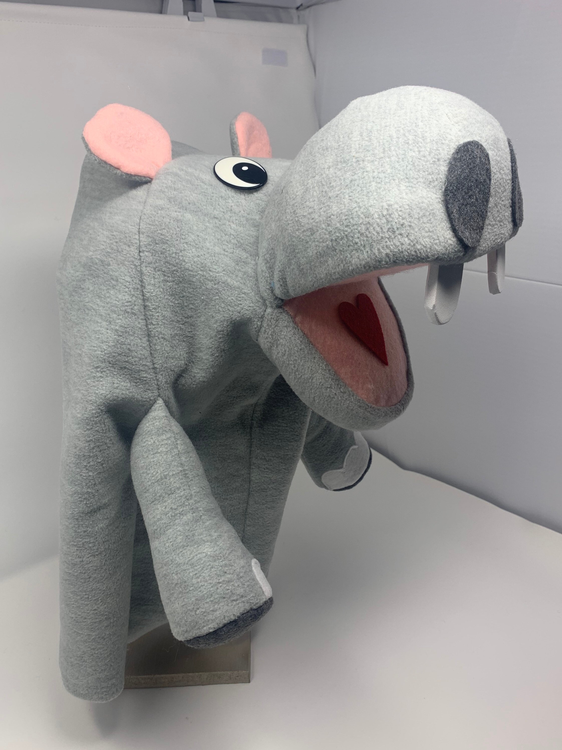 Hippopotamus Hand Puppet Etsy