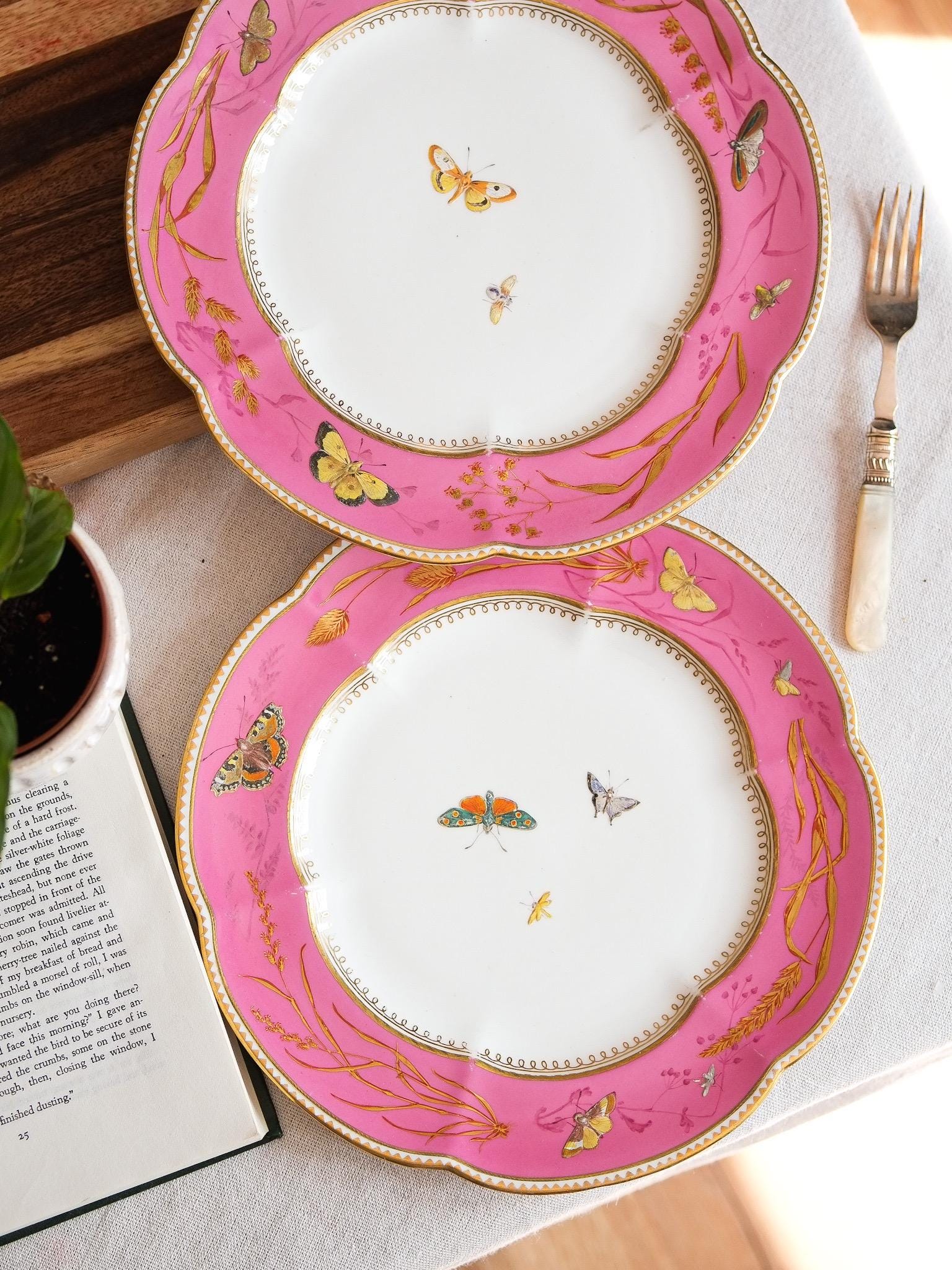 Minton Pink Plates - Etsy