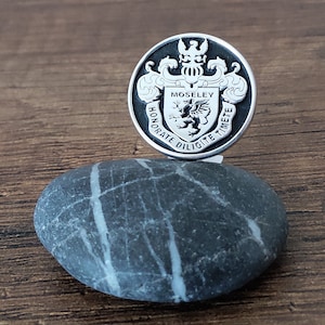 Manschettenknöpfe mit Familienwappen,Manschettenknöpfe für Männer,Manschettenknöpfe mit Gravur,Silber Manschettenknöpfe,Geschenk für Ihn,Für den Bräutigam,Hochzeitsgeschenk