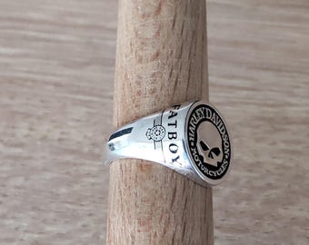 Family Crest Ring,Sterling Silver  925 Signet Ring, Handmade Customizable Ring
