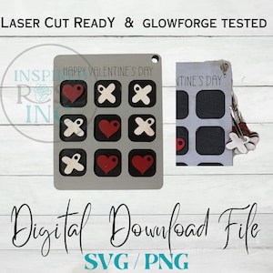 Valentine&#39;s Day Tic Tac Toe SVG Download
