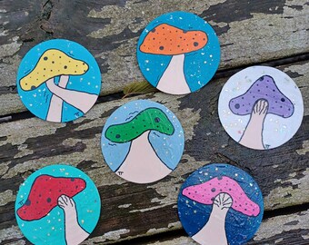 Colourful Mushroom Commissions