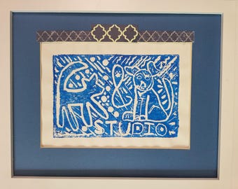Studio Cats and Dogs in Blue and White (1)