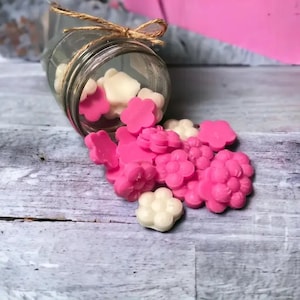 Fragrant Flowers (4oz) in Mini Mason Jar (Mini Wax Melts)
