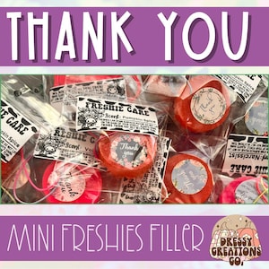 Wholesale 20 Mini Freshies Thank you Package Fillers / Stocking Stuffers
