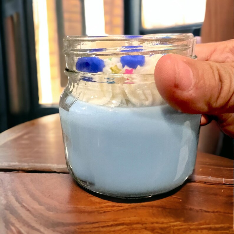 Blueberry Cobbler Mason Jar 8oz Whipped Dessert Organic Soy Etsy