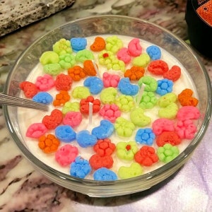 Deluxe Organic Soy Candle - Cereal Bowl - Paw Prints