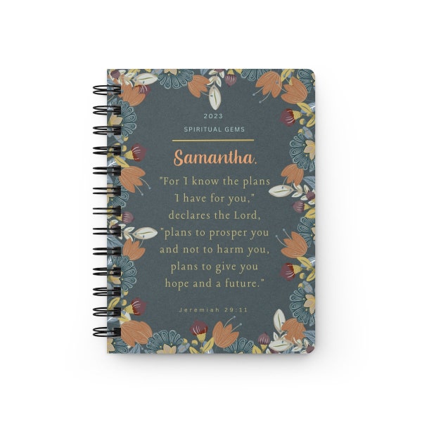 Spiral Bound Bible Etsy