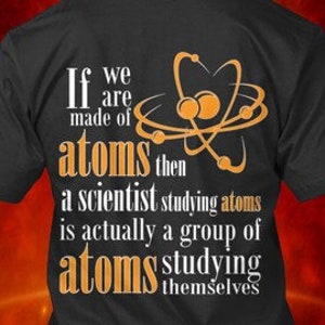 If We Are Made Of Atoms Then a Scientist Studying Atoms Is Actually a Group Of Atoms Studying Themselves