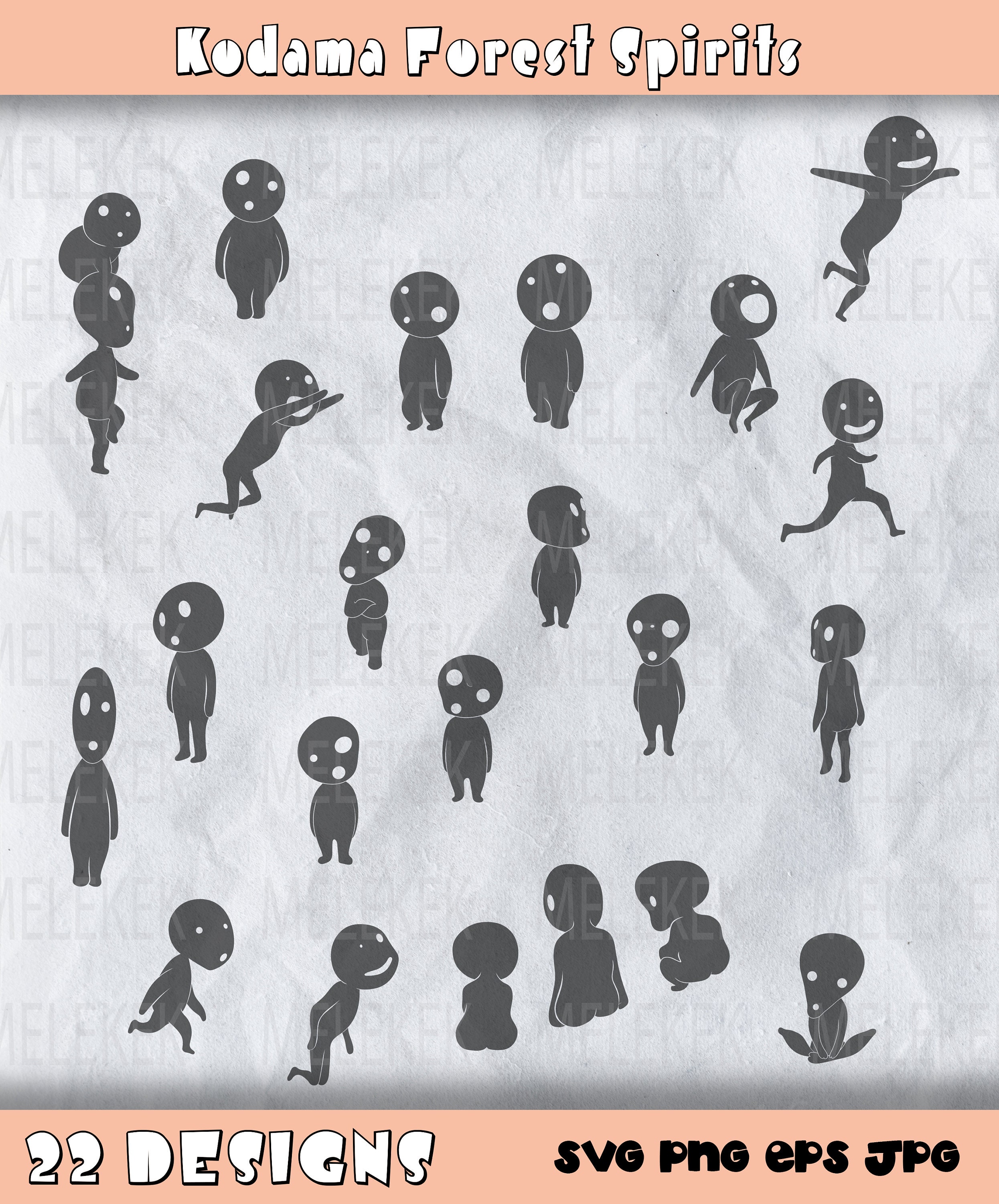 Soot Sprites Type 4 With Arms and Legs 