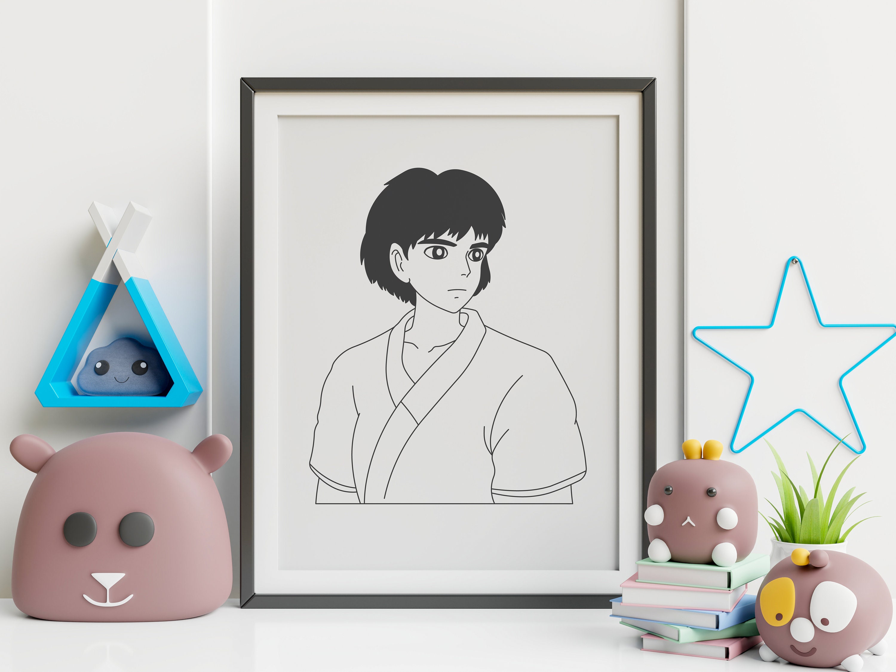 Princess Mononoke SVG EPS PNG, Anime Svg, Kodama Laser Cut File, Kodama ...