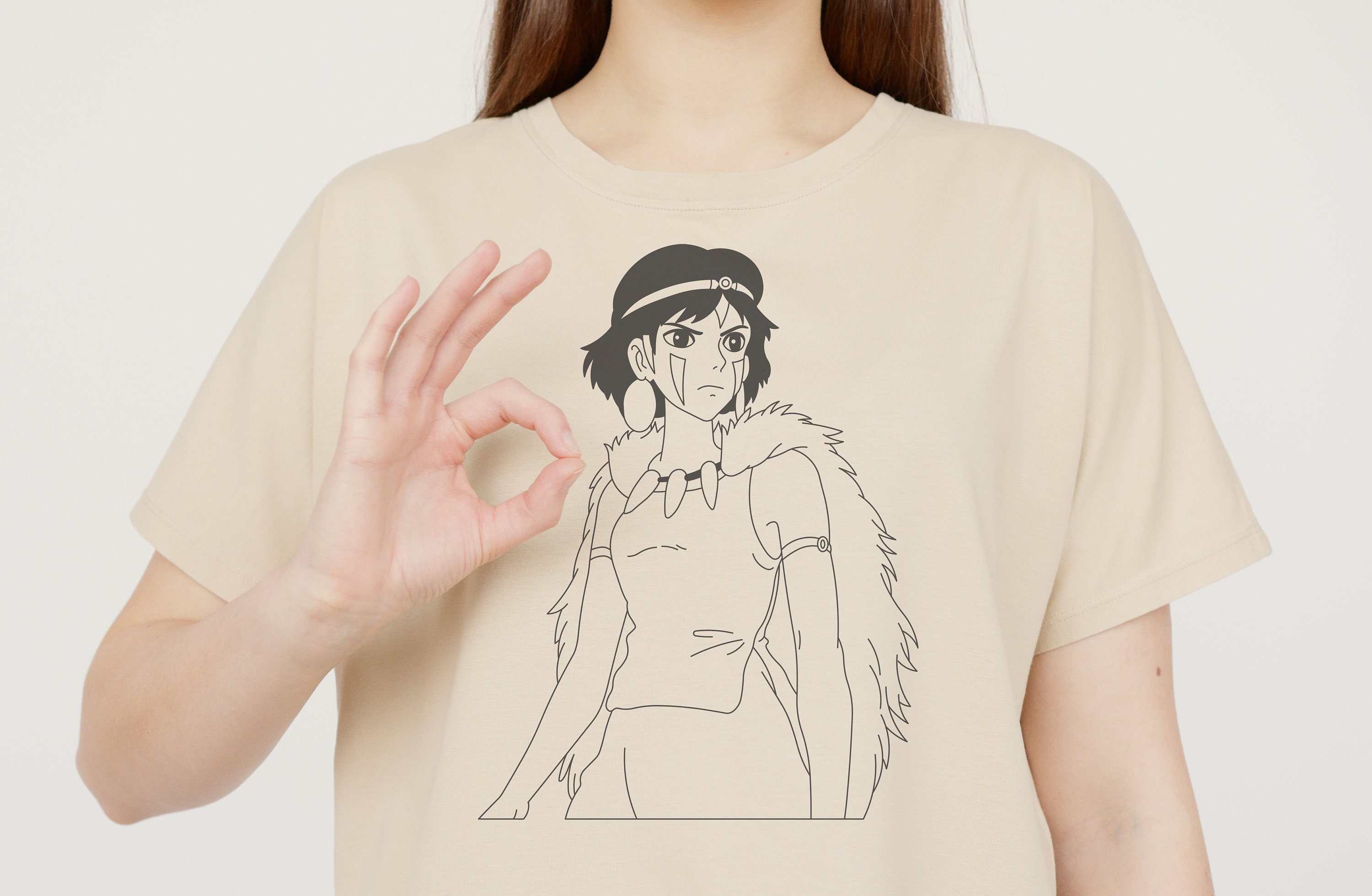 Princess Mononoke SVG EPS PNG, Anime Svg, Kodama Laser Cut File, Kodama ...