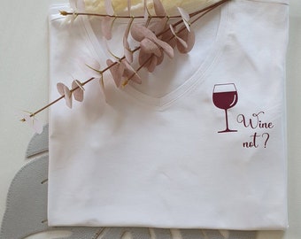 Wein T-Shirt, Unisex, minimalistisch, personalisiert