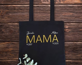 Personalized jute bag, mom, mom, dad, grandma, grandpa, aunt, bag, shopping bag, jute bag