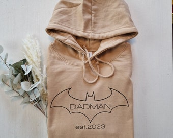 Dadman Hoodie Dad Gift for Birthday Valentine's Day Gift Dad Gift for Christmas Gift Easter Dad Pullover Sweater for Him