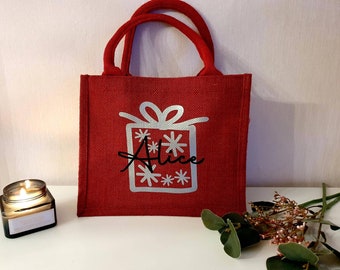 Weihnachten Nikolaus Tasche Personalisiert, Kinder, Geschenk, Weihnachtsmann