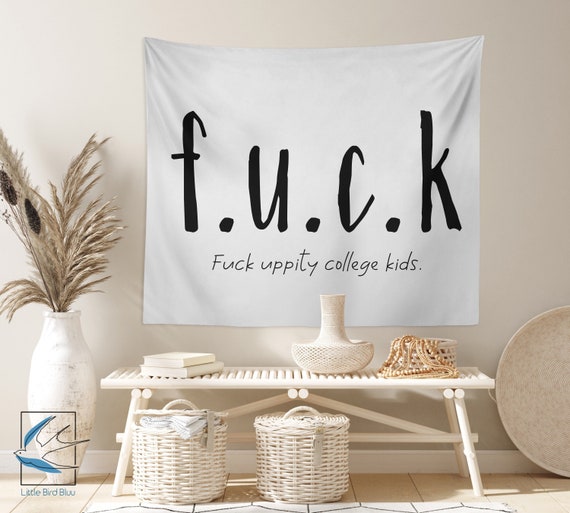 Funny college wall tapestries sale