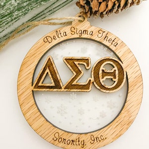 Delta Sigma Theta Ornament