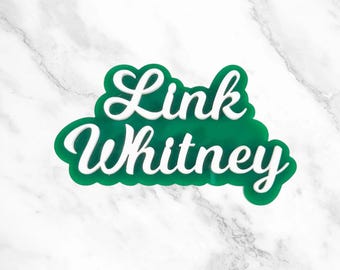 Links Lapel Pin | Links Pin |  Name Pin