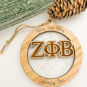 Zeta Phi Beta Ornament
