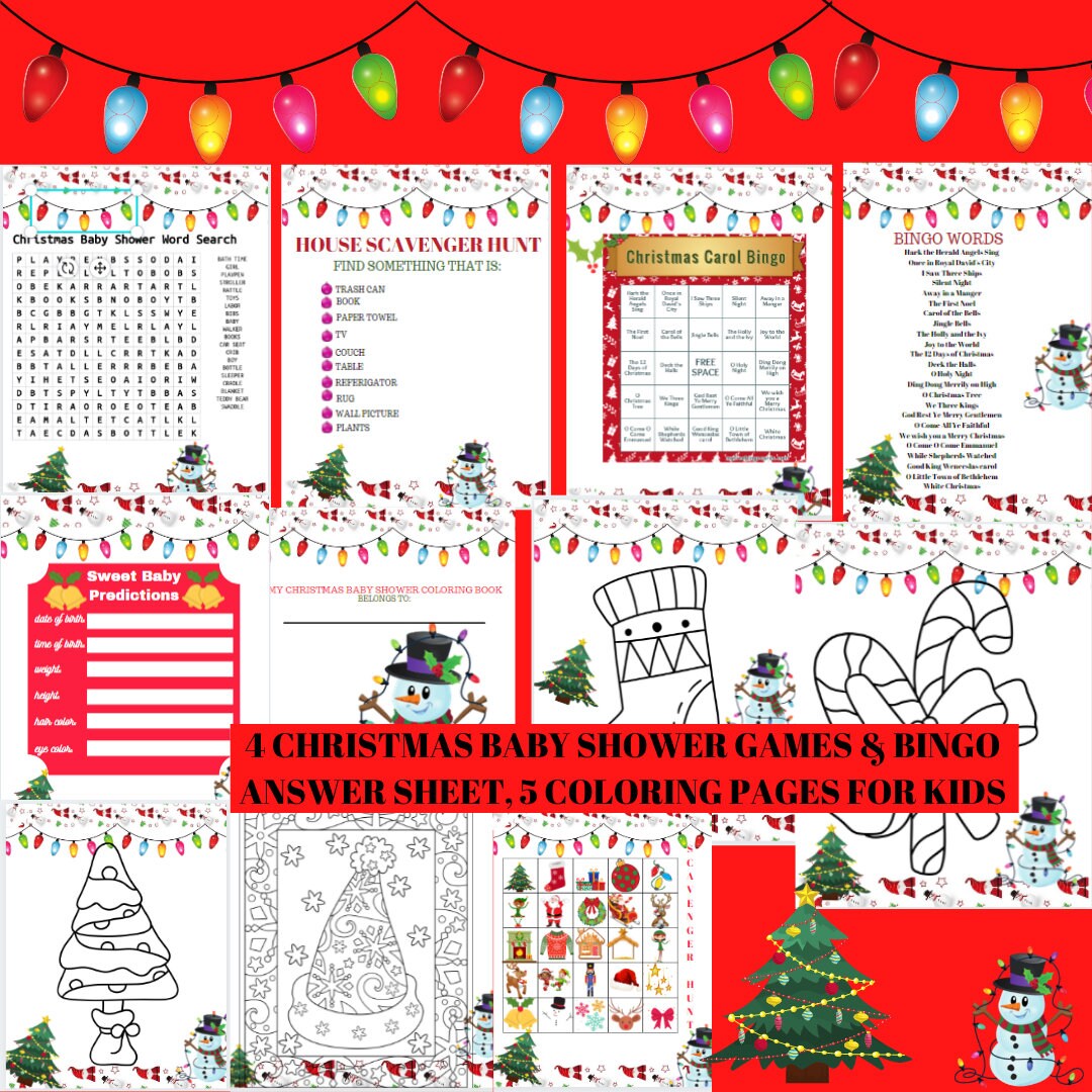 Christmas Baby Shower Printable Snowman Baby Shower - Etsy