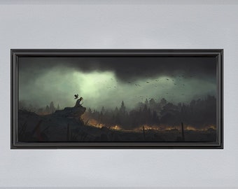 Guru Gobind Singh Ji Canvas Print | Sikh Warrior Art