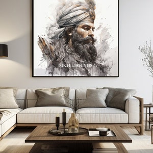 Guru Gobind Singh Ji | Sikh | SikhArt | Sikh Guru | Sikh Warrior | Sikh Painting | Sikh Print | Punjabi Painting | Punjabi Print | Khalsa
