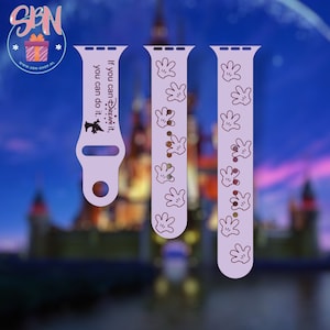 Digital download for watch band Mickey hands.  SVG, PDF, PNG digital file