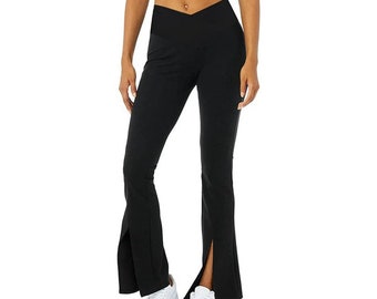 Flared yoga pants - Etsy Nederland