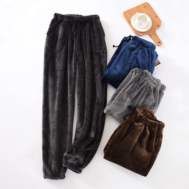 Mens thick fleece pyjamas new arrivals