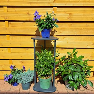 Flower column up to 63 cm / 25in DARK GRAY or WHITE, stand for flowers speaker stand plant stand adjustable flower stairs modern