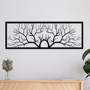 Metal Large Tree Decor, Tree of Life Wall Art, Metal Wall Art, Home Office Decoration, Unique Gift Idea, Wall Hangings, Metal Art Work, Tree