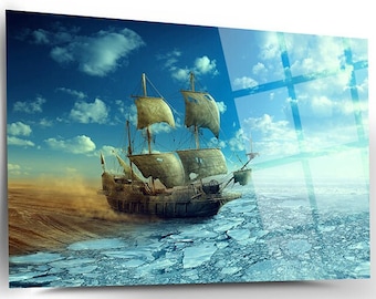 Ship picture Gerda naval wall plate