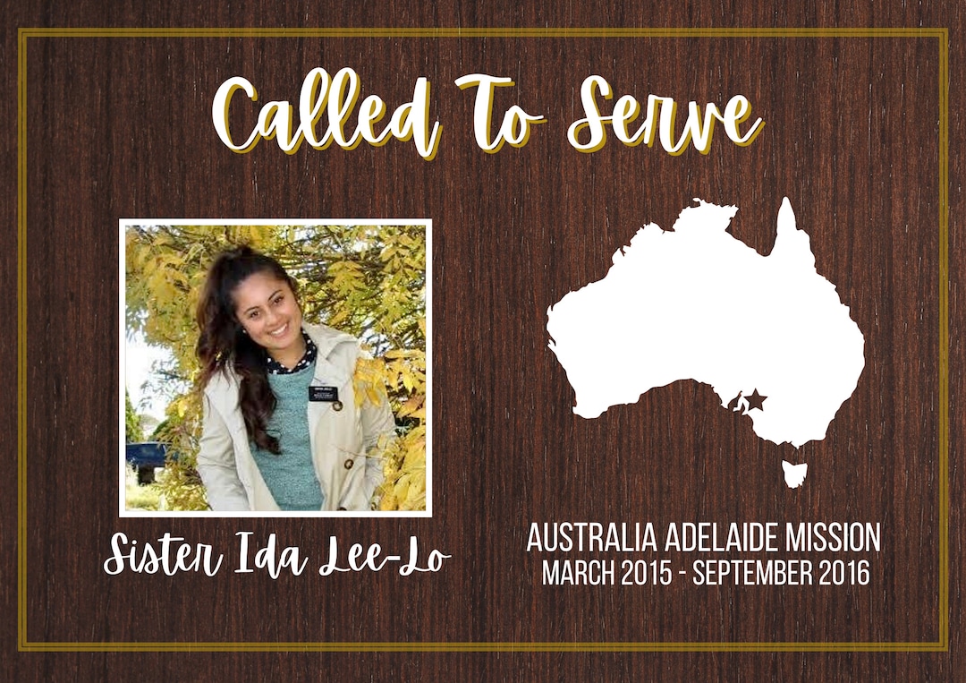 Digital Print Custom LDS Missionary Plaque | Called to Serve LDS ...