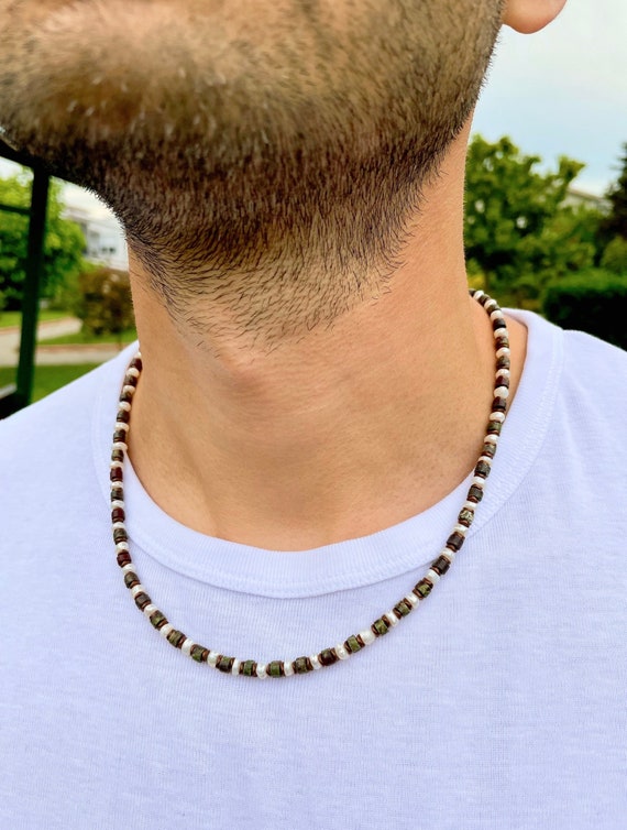 Pearl Necklace Men Freshwater Pearl Men Necklace Choker - Etsy in 2023 | Mens  pearl necklace, Mens necklace fashion, Pearl necklace men